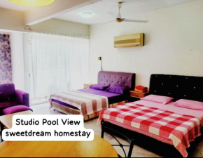 Studio with Pool View